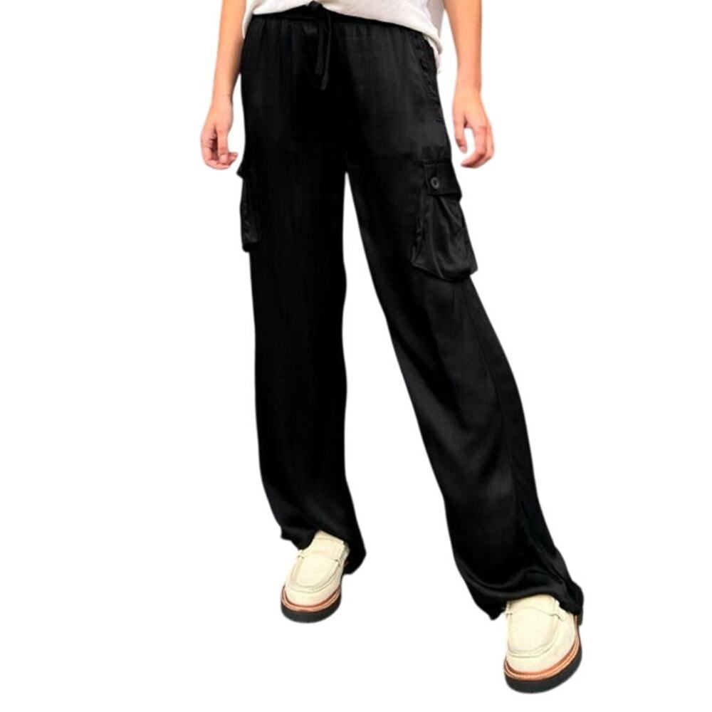 Pharaoh Collection Mason Cargo Pant in Vintage Satin Size 3/L NWT - Picture 9 of 9